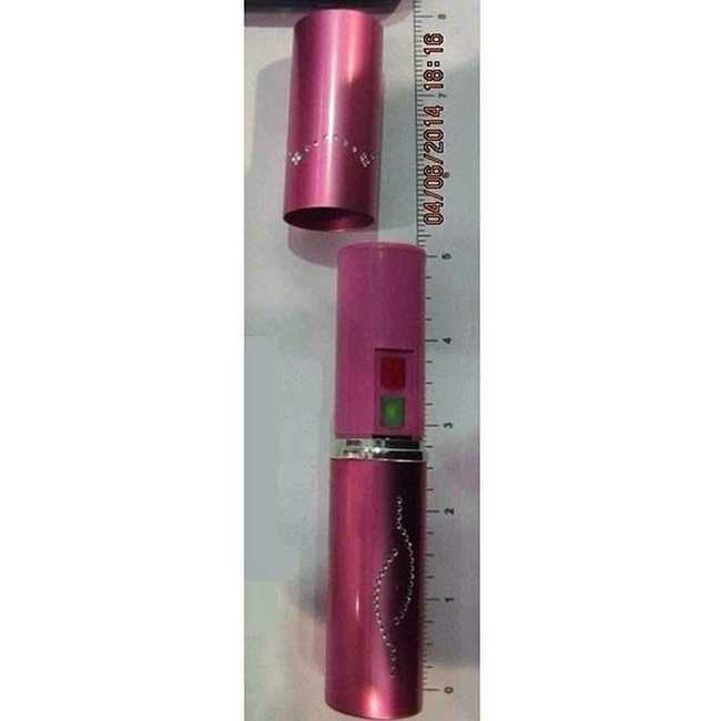 15.) This lipstick taser is a hidden power... pain.