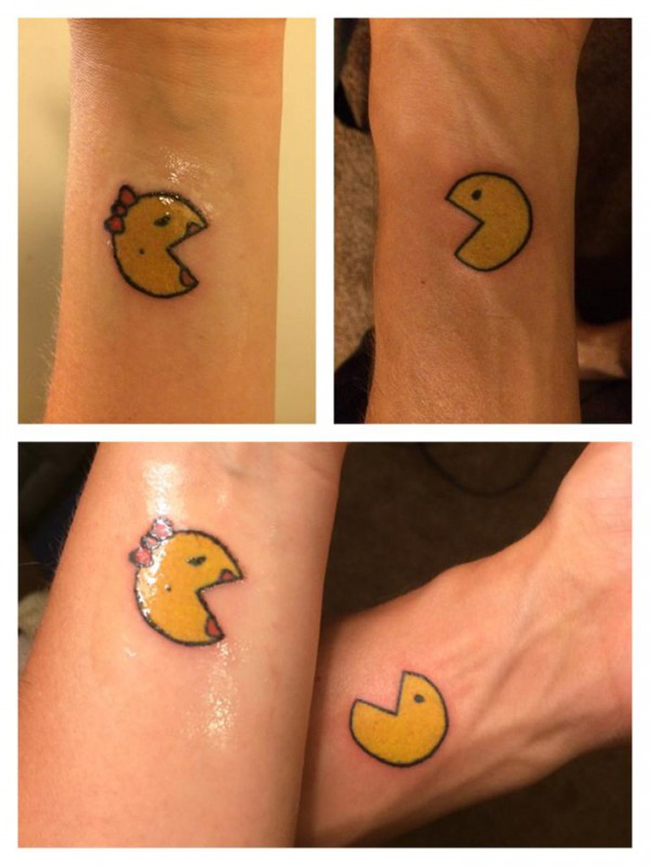 20.) Mr. and Mrs. Pac-Man.