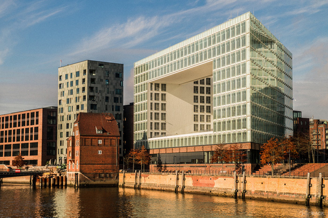 Harbor City in Hamburg, Germany.