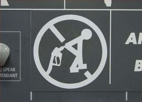 33.) Why is this even a necessary warning sign?