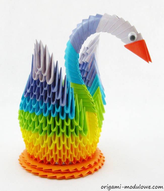 A Colorful Swan