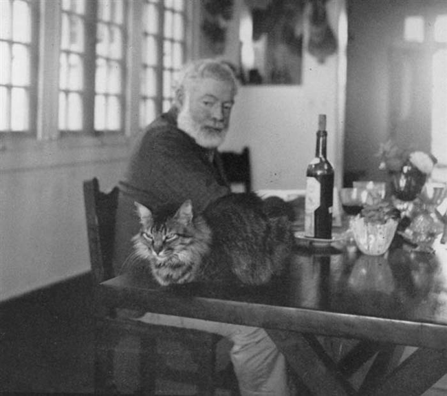 5.) Ernest Hemingway.