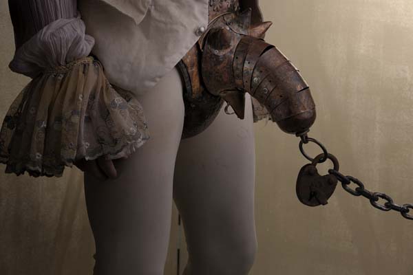 5.) 16th century male chastity belt.