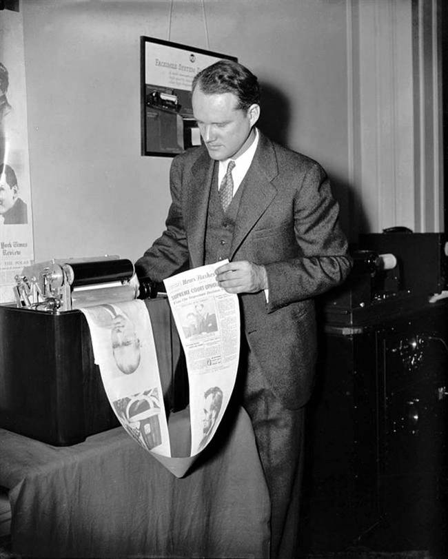 5.) This invention was a way for newspapers to attempt to compete with radio. Seems like a precursor to how most of us receive our news everyday.