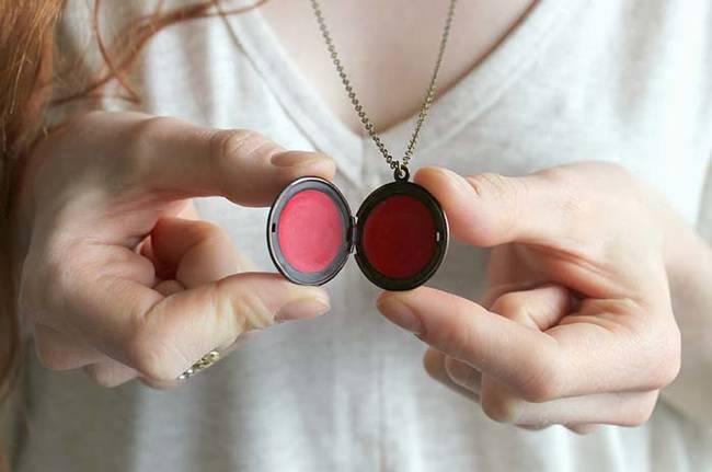 Craft an adorable lip balm locket.