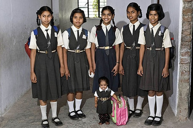 Jyoti back in her school days.