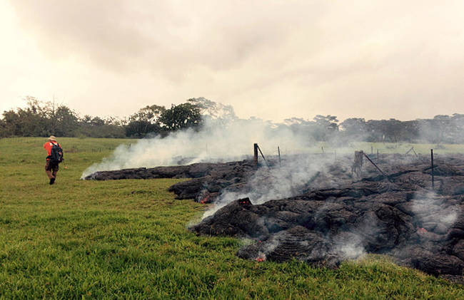 Scientists from the Hawaiian Volcano Observatory have been carefully observing the flow since it began over the summer.