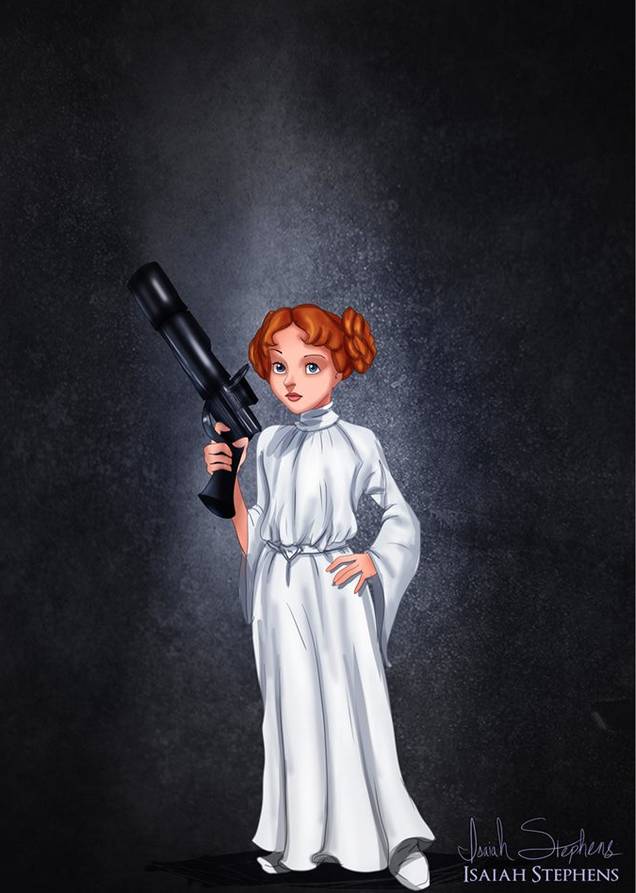 Wendy Darling as Princess Leia