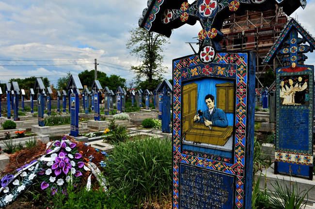 Săpânţa is a very close community, and these tombstones are a valued tradition.