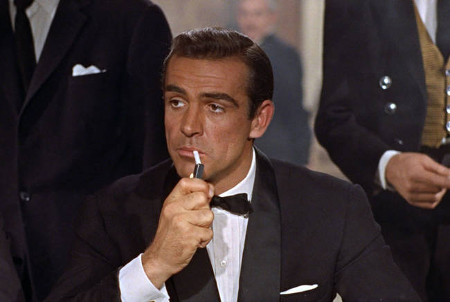 Sean Connery wore a toupee in all of his appearances as James Bond as he started balding at the age of 21.