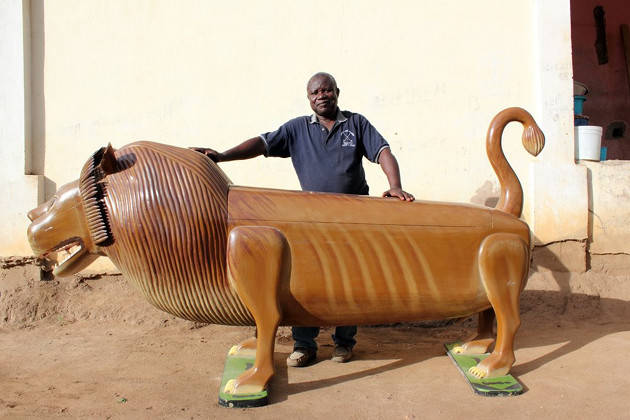 Lion Coffin.