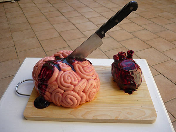 23.) Brain Butcher Cake
