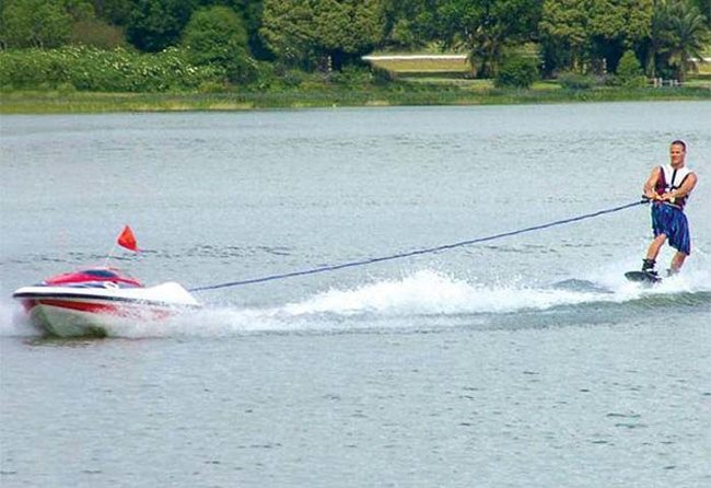 14.) $17,000 - Unmanned Skier-Controlled Tow Boat.