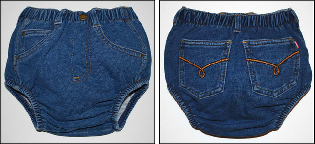 13.) Denim Diapers