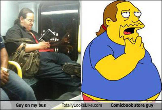 6.) Comic Book Guy from The Simpsons