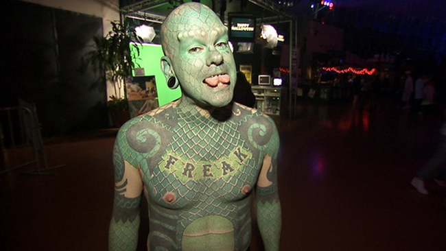 1.) The Lizard Man.