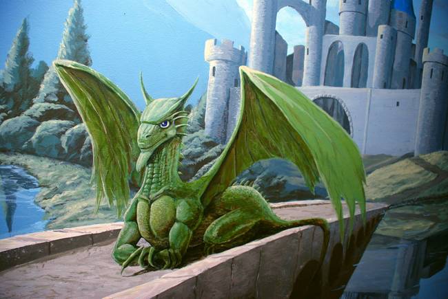 But don't worry. As far as dragons go, this one looks pretty friendly.