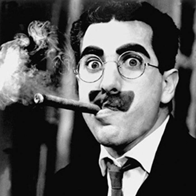 8.) Groucho Marx.