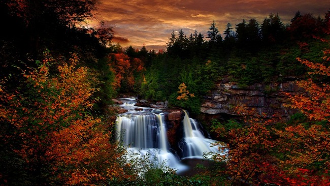 Blackwater Falls, Davis, West Virginia.