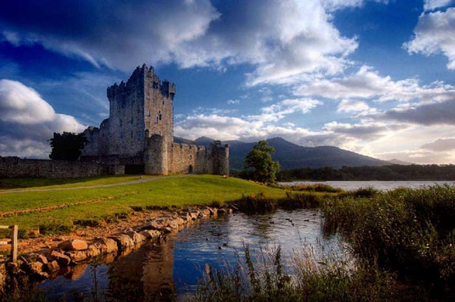 5.) Ross Castle, Ireland - This is one of the few castles to survive Oliver Cromwell's conquest of Ireland in 1649.