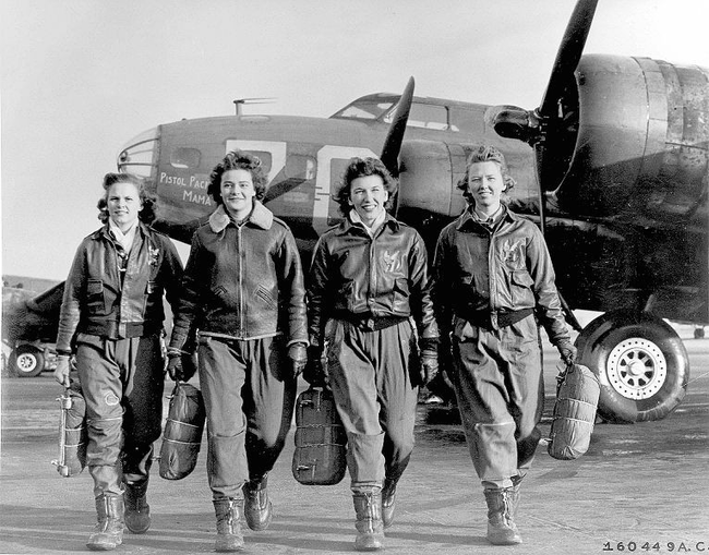 6.) Female pilots during World War II.