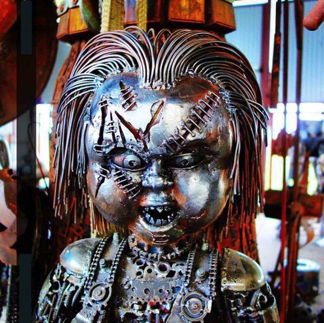 3.) Chucky from Child's Play. This one is creepy.