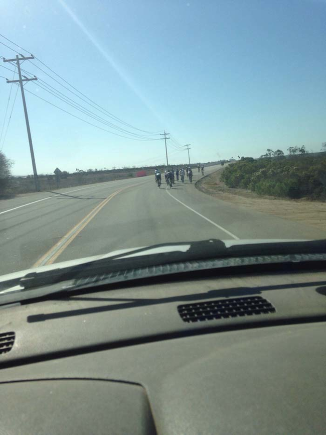 When cyclists don't understand how traffic patterns work.