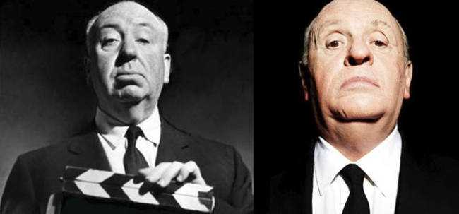 Anthony Hopkins as Alfred Hitchcock in <em>Hitchcock</em>