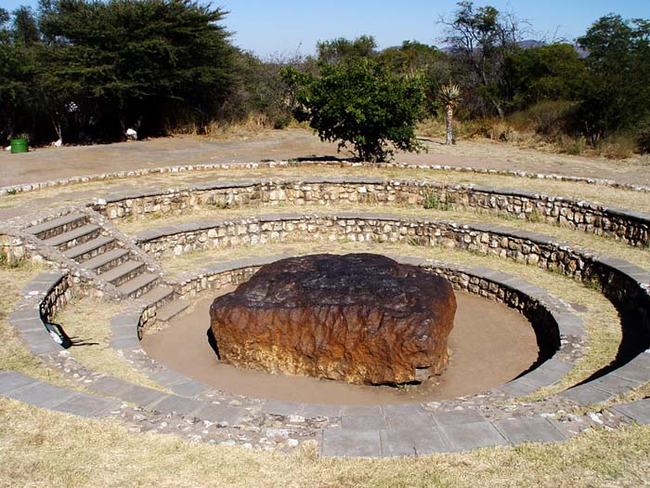 7.) The Hoba Meteorite. 