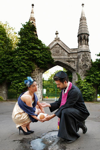 And lo he was baptized in the river Delancy Street.