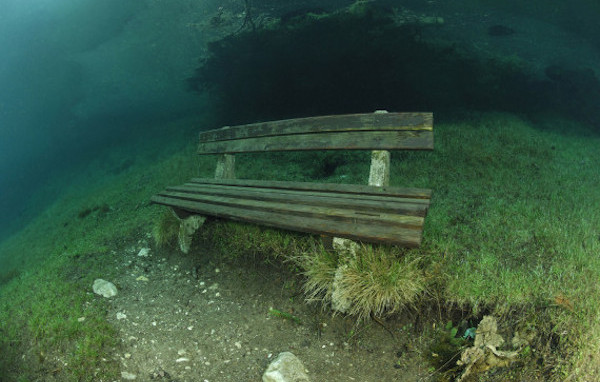 Green Sea. Every spring, as the snow and ice melt, the water level dramatically rises.