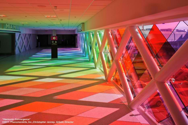 16.) Or soak the rainbow up in this hallway.