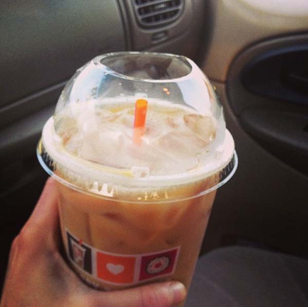 9.) When Dunkin Donuts does this, the struggle is real.