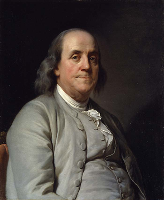 20.) Benjamin Franklin.