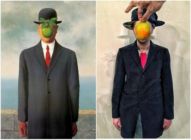 The Son of Man by Rene Magritte