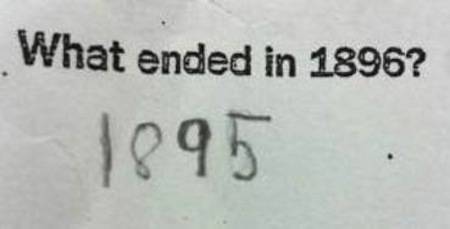 I hope this kid received credit for this.