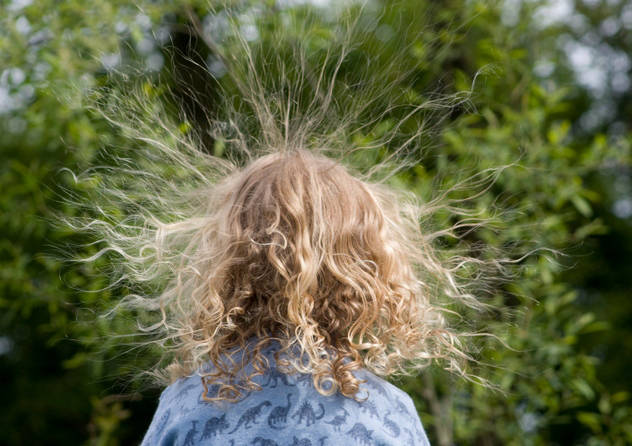 Science hasn't found an answer to why static electricity works between similar objects, or even dissimilar ones.