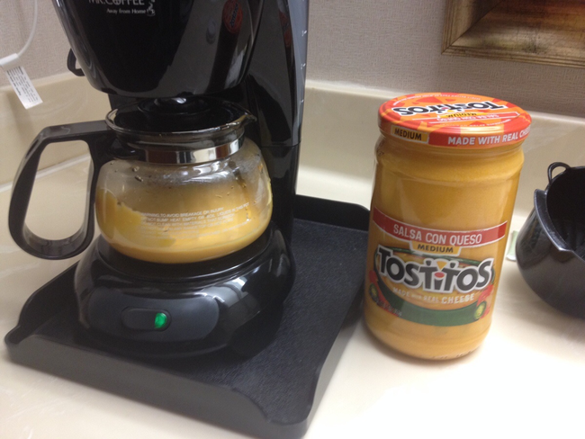 16.) Or heat up some queso for a fiesta.