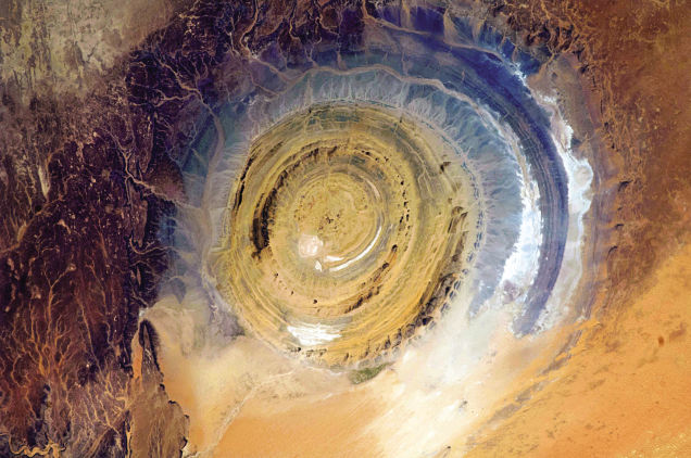 The Richat Structure, Mauritania.