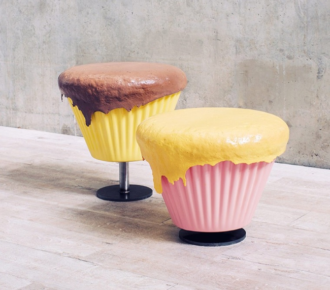 "Cupcake Stools" by Boggy Chan