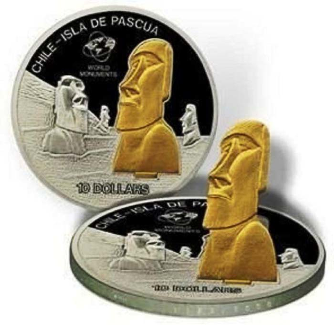 Easter Island - Pop-Up Coin.