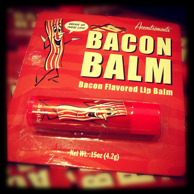 10.) Just in case you ever wanted to kiss bacon.