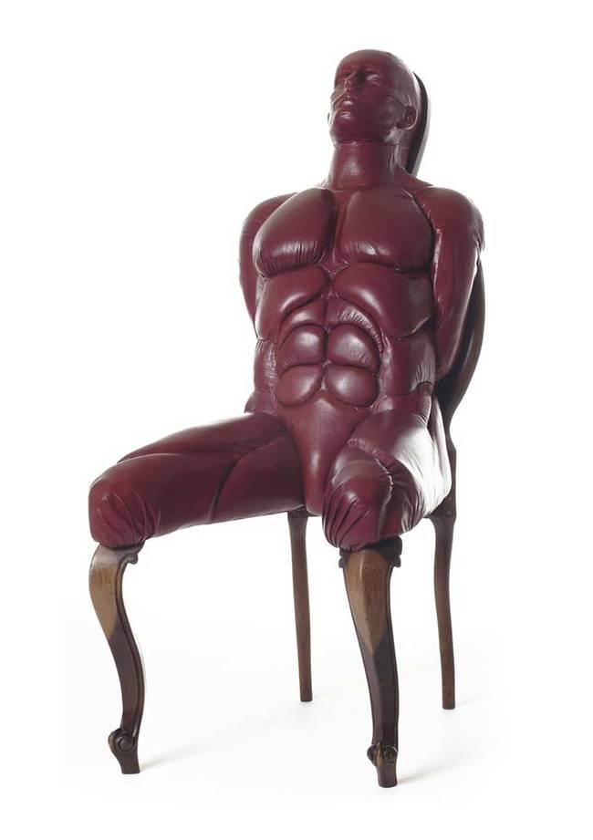 9.) How about a chair shaped like the human body? This unsettling piece of furniture is called "Cadeira."