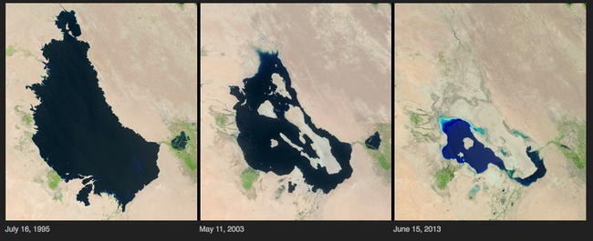 9.) Lake Change - Iraq