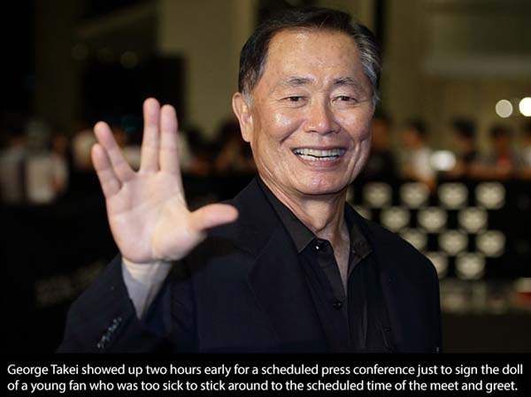 15.) George Takei