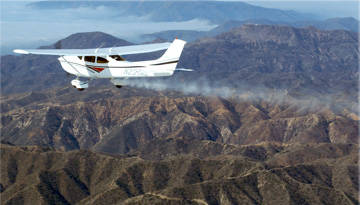 Have your ashes dropped onto land from an airplane.