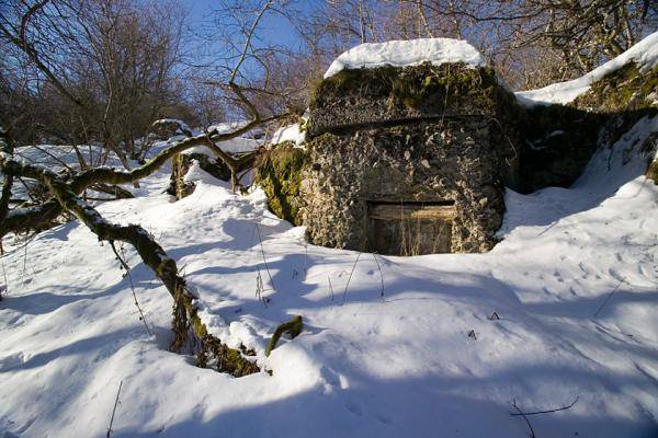 A bunker in the Vosges, which is in eastern France, right by the German border.