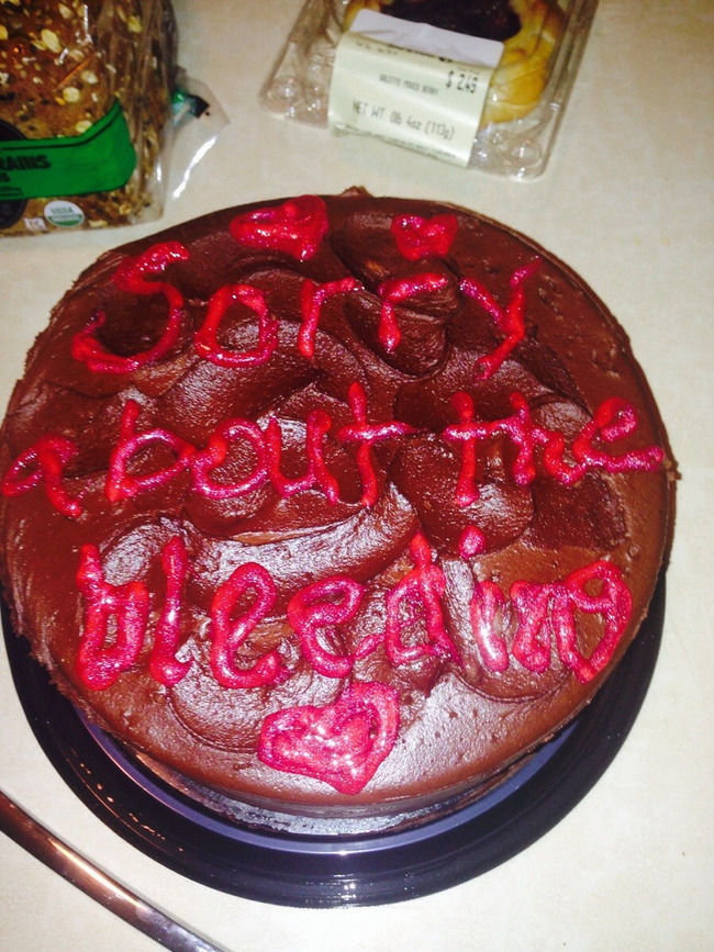 7.) Probably shouldn't have gone with red icing for this one.