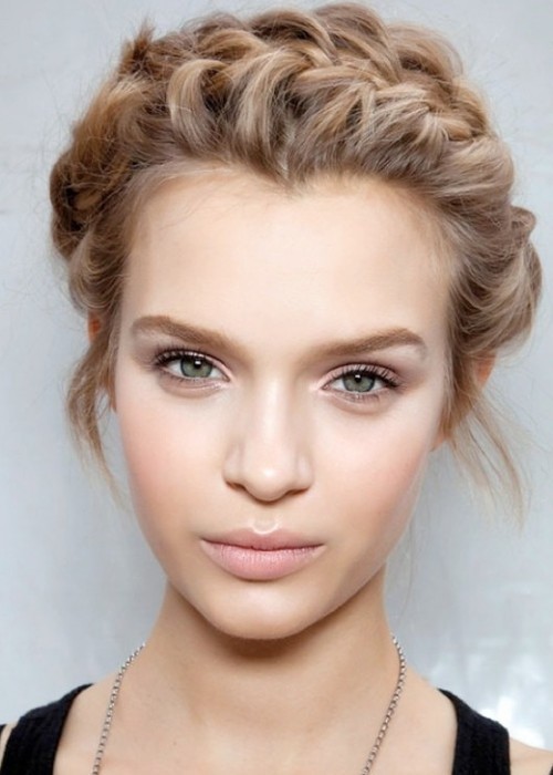 1) Use Make Up - Obviously, don't cake it on, but a little make up will make your face glow rather than shine.