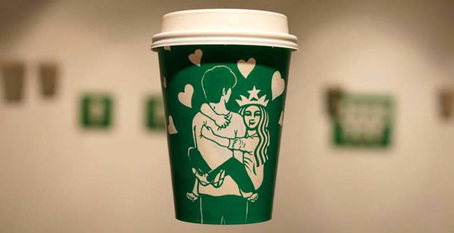 True Starbucks love.